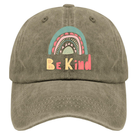 Vintage Pigment Khaki Be Kind Womens Hat