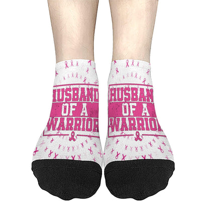 My God Is Stronger Than Breast Cancer Awareness Christian Ankle Socks For Women Invisible Women's Socks