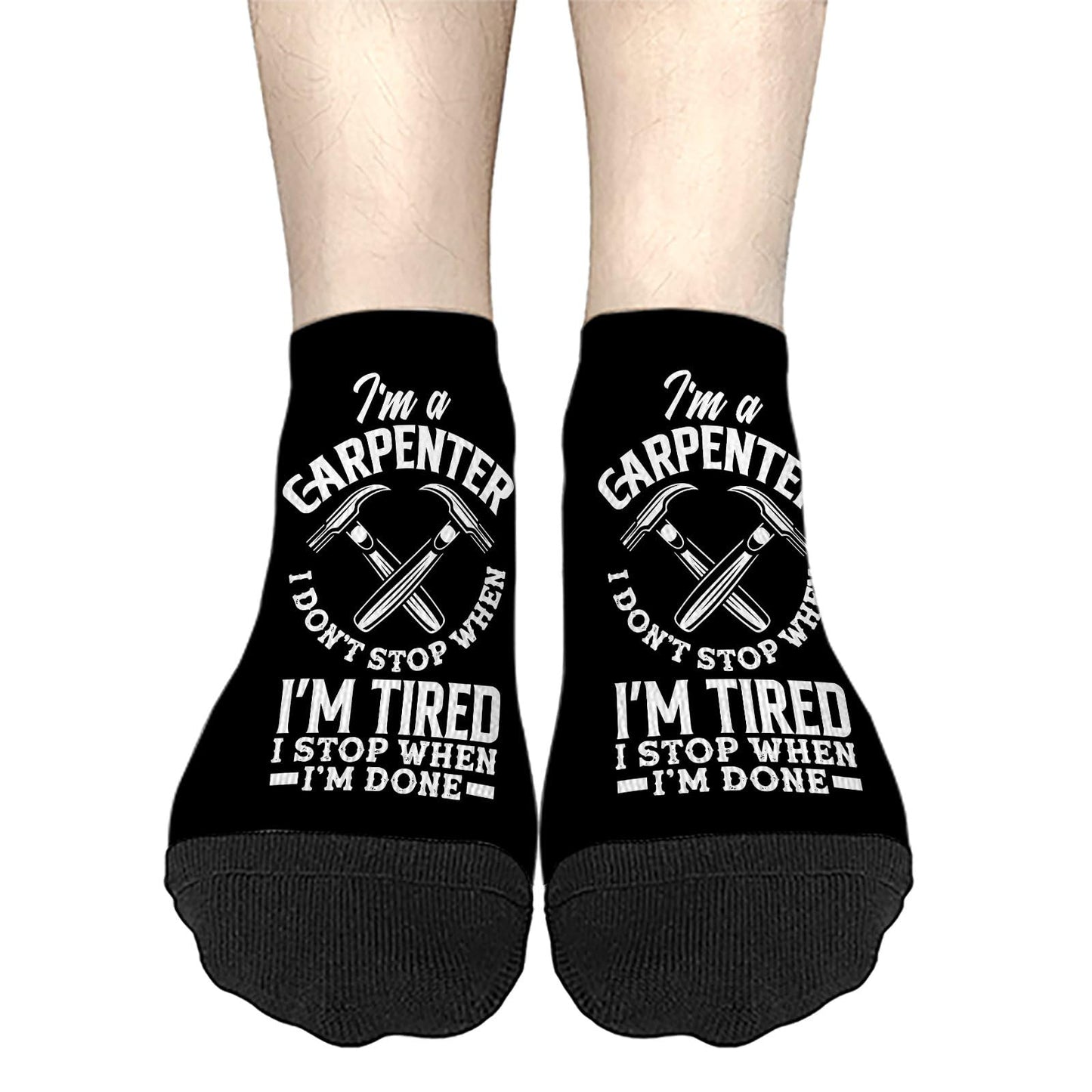 Professional Carpenter Cotton Socks - Unisex Hidden Design