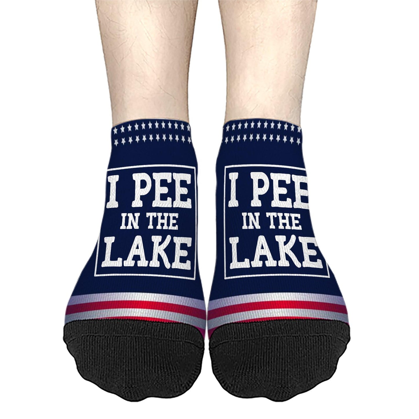 Lake-themed Funny Vacation Partys Cotton Socks for Men and Women