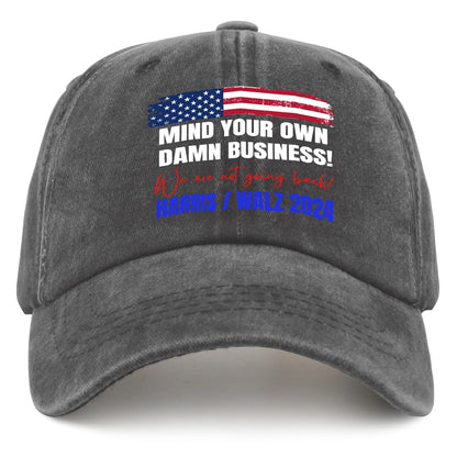 Mind Your Own Business Hat - Custom Outdoor Cap for Her