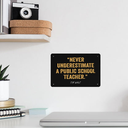 Teacher Quote Tin Sign Funny Home Decor - 40 * 30cm