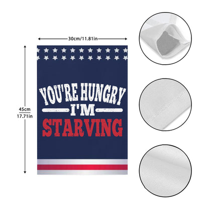 You're Hungry Gym I'm Starving Workout Fitness Men Women Outdoor Flag One Size Humorous Outdoor Flags Yard Outdoor Flag