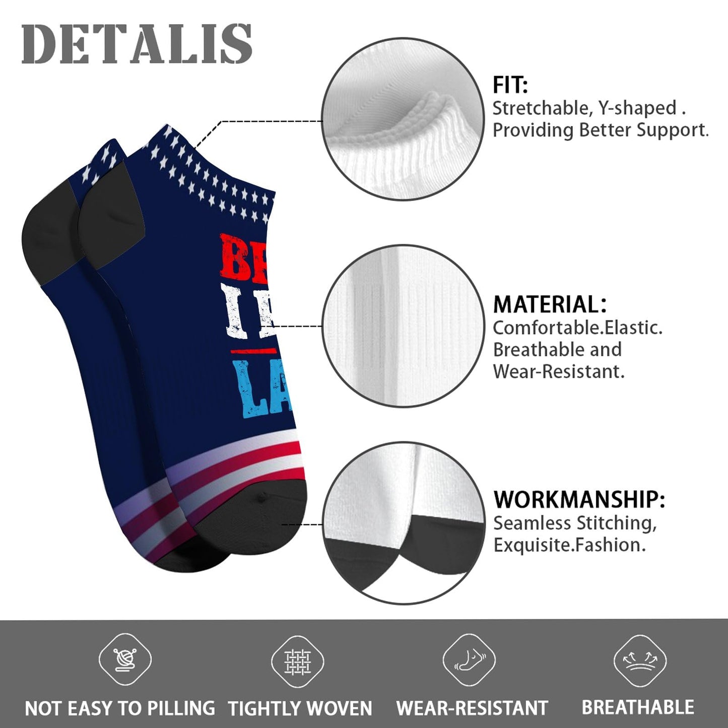 I Pee In The Lake Funny Vacation Partys Dress Socks For Men Short Socks Womens