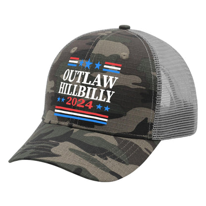 Trump Vance 2024 Outlaw Hillbilly Hat Gift for Dad