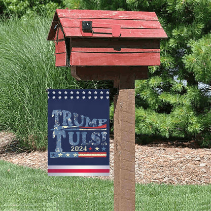 Tulsi Gabbard Let's Go Tulsi 2024 Trump Tulsi 2024 Garden Flags One Size Double Sided Inspirational Garden Flag Double Sided For House Funny Garden Flag