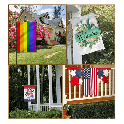 Trump Gabbard 2024 Pro Trump Conservative Garden Flag - Double Sided