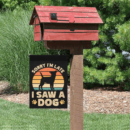 Cute Dog House Flags - Double Sided Hilarious Yard Flags