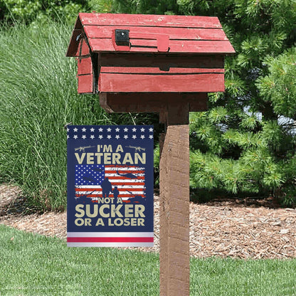 Veteran Pride Double-Sided Garden Flag