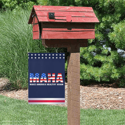 MAHA Make America Healthys Again US Patriotics 4th Of July Yard Flags One Size Double Sided Hilarious Yard Flag Double Sided For Rustic House Flag